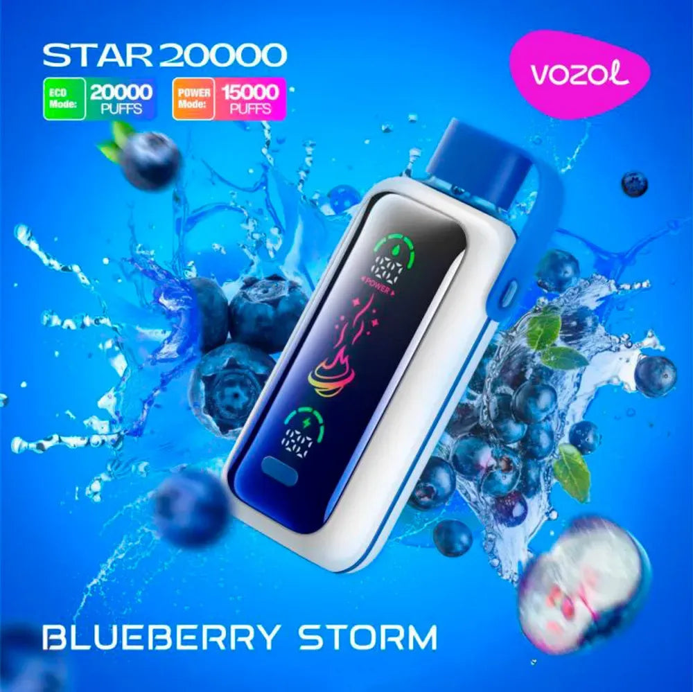Vozol Star 20000 Puffs 5% Nicotine Disposable Vape - Dual Power Mode