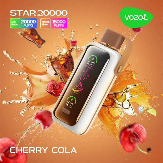 Vozol Star 20000 Puffs 5% Nicotine Disposable Vape - Dual Power Mode