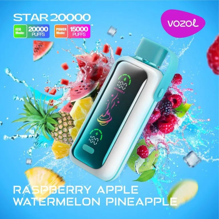 Vozol Star 20000 Puffs 5% Nicotine Disposable Vape - Dual Power Mode