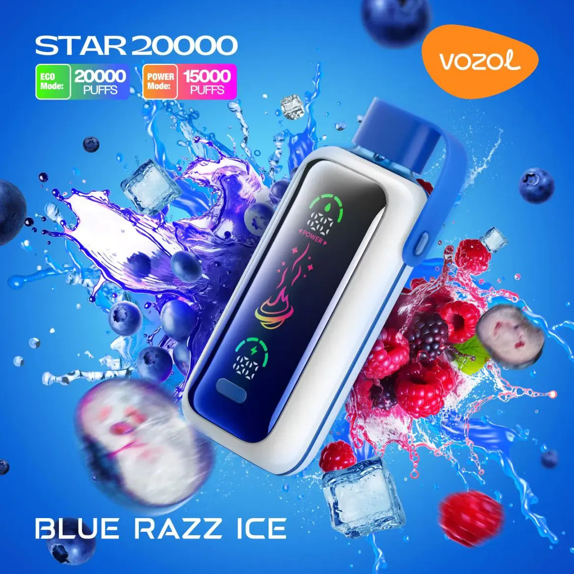 Vozol Star 20000 Puffs 5% Nicotine Disposable Vape - Dual Power Mode