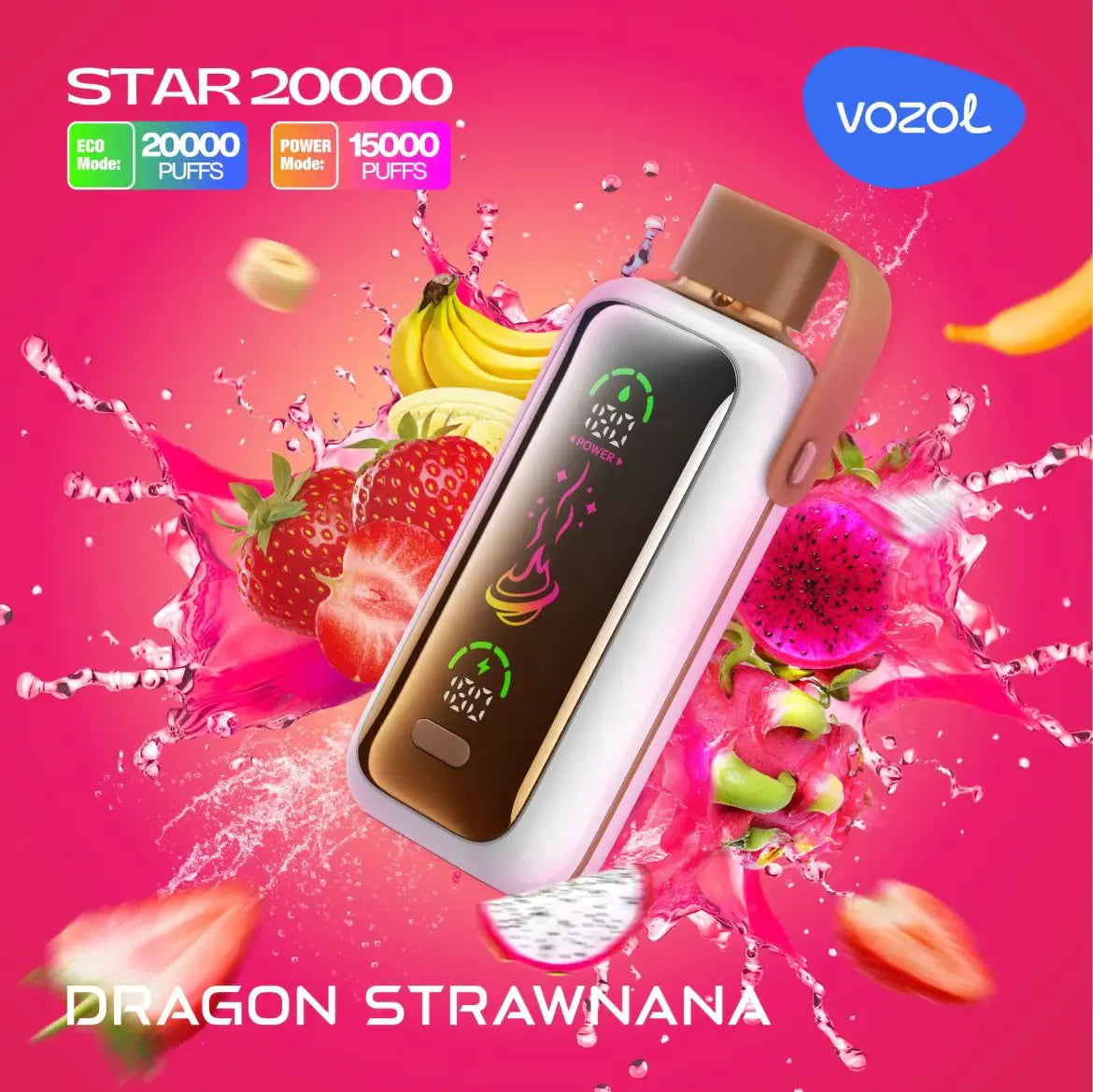 Vozol Star 20000 Puffs 5% Nicotine Disposable Vape - Dual Power Mode