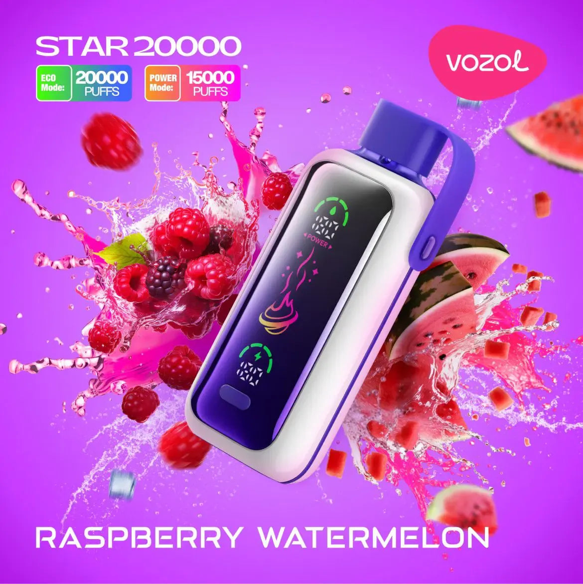 Vozol Star 20000 Puffs 5% Nicotine Disposable Vape - Dual Power Mode