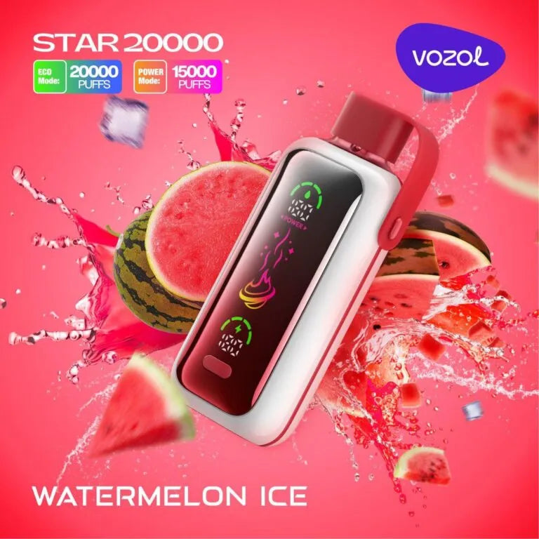 Vozol Star 20000 Puffs 5% Nicotine Disposable Vape - Dual Power Mode